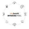 myboshi Dallas Knitting Set for Advanced Users, Includes mysocks Pixel