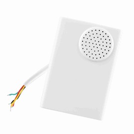 Wired Door Bell, Doorbell Wired, Wired Doorbell Chime, Clear Ringtone Access Control 12V White ABS, Door Bell Wired, Wired Door Bells for Homes, Doorbell