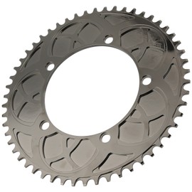 BOLANY ZDP‑04 Folding Bike 54T Chainring Bicycle Positive Negative Teeth Single ChainringGun Black