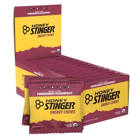 Honey Stinger Pomegranate Chews, color Morado, 590 gr