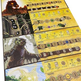 Greater Than Games Horizons of Spirit Island Punchboard Panels Cooperative Strategy Board Game Accessory Premium Component Upgrade