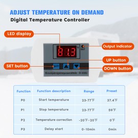 Heated Water Hose for RV, -45 ℉ Antifreeze RV Water Hose, Energy-Saving Thermostat Heated Hose, 15FT Heated Drinking Garden Water Hose for RV Camper Home Garden