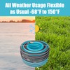 Kitys Fatch Upgraded Kink Free Hybrid Garden Hose 100ft 5/8",