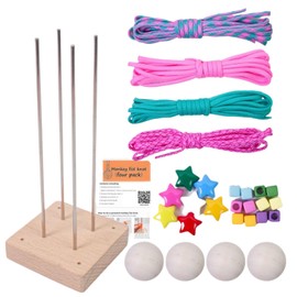 Monkey Fist Making Kit | Pendant Making Set,Handmade Monkey Fist Knot Set, Charm Craft Accessories for Children