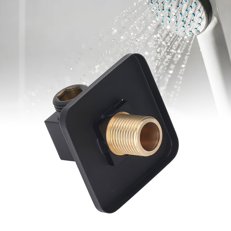 Shower Head Holder Concealed Installation Waterproof Adjustable Wall Mount Shower