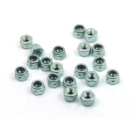 POPESQ® - Pack of 20 /ps x M6 Nut/Nut Self-Locking Stainless Steel INOX #A2015