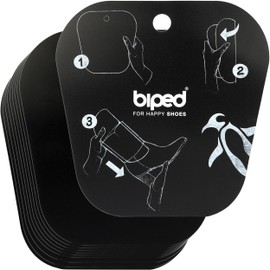 biped Boot Stretcher 5 Pairs Set - Shaft Tensioners for Rolling Up - For Boot Storage - For Boots, Overknees and Riding Boots z1180, black