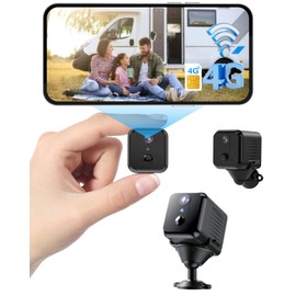 LuminiCam 4G LTE Cellular Security Camera –2K HD No Wi-Fi Needed Wireless Indoor Cameras with SIM Card, Night Vision, AI Motion Detection, Battery Powered for Cabin, RV, Barn,Off-Grid Use