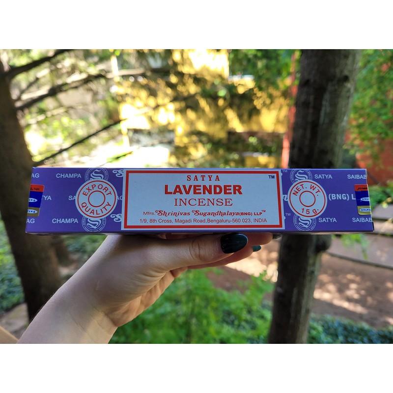 Incense Sticks Satya Incense, 12 Boxes, 180 g (Lavender)