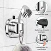 Shower Head Holder, No Drilling, 360° Rotatable Shower Holder with