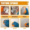 Laveve Knockdown Texture Sponge For Wall And Drywall Patch/repair -