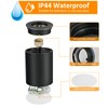 Gleonlux Ceiling Spotlight, Surface-Mounted Spotlight, IP44 Black, GU10 Surface-Mounted Spotlights,