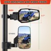 SHEJISI UTV Side Mirrors,UTV Mirror Automatic Folding and Resetting in