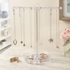 STORi Clear Plastic Necklace Holder with 30 Individual Pegs and