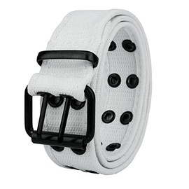 Gelante Canvas Double Grommet Hole Belt 12 Colors