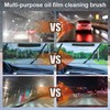 Fululuer Automotive Oil Film Cleaning Brush for Car Windows, Clear