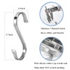 AMZFULY Heavy Duty S Hooks,Stainless Steel S Shaped Hook for