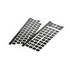 Lacerto® 12 x 13 mm German Sticker Set for PC