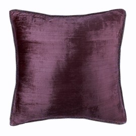 ザ ホームセントリック クッションカバー ベルベット 50x50 cm 梅 - Plum Shimmer