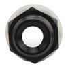 Fuel Cell Bulkhead Fitting with PTFE Washer Black Anodized 6061‑T6