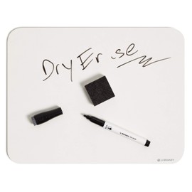 U Brands Dry Erase Lap Board Value Pack, 9'' x 12”, Includes Markers, Magnets, 6 Count