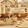 bennama 3D Wooden Puzzles Santa's Factory Model Kits, Brainteaser and
