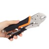 10in Pressure Pliers Pressure Adjustable Multi Function Plastic Handle Locking