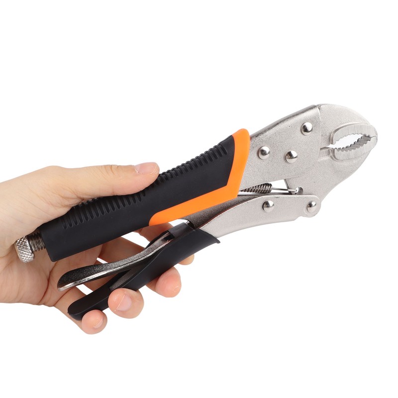 10in Pressure Pliers Pressure Adjustable Multi Function Plastic Handle Locking