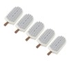 10PCS Silicone Massager Brush Exfoliation Dandruff Removal Ergonomic Hair Scalp