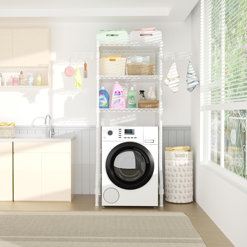 Ulif U8 Mini Laundry Room Storage Organizer, Over The Washer