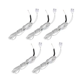 5 Pack | Thermistor Sensor Cable 1 Meter 2-Pin XH2.54 for 3D Printer | NTC 100K 3950 Thermistor Temperature Sensor | Compatible with Creality Ender 3/Ender 3 Pro/Ender 3 Neo/Ender 5/Voxelab Aquila