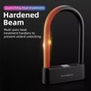 ROCKBROS Smart Bike U Lock with Fingerprint and App Control