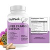 Vital Peak Liver Cleanse Detox & Repair Supplement with Milk