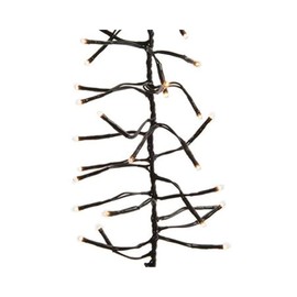 Lumineo Cluster Fairy Lights Warm White – 448 LEDs – 4.2 m – Black Cable – Indoor & Outdoor – Dimmable – Timer – IP44