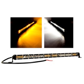 M-Series Ultra Slim High Output LED Mini Light bar (20 inch, Amber & White LED)