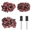 Sanding Bands for Nail Drill 80 Coarse, 120 Medium, 180 Fine Grit 150Pcs Professional Drill Sanding Pieces with 3/32 inch Shank Mandrel Bits for Acrylic Gel Nails Manicure Pedicure