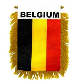 Belgium Mini Banner - International Country Pride Car Display