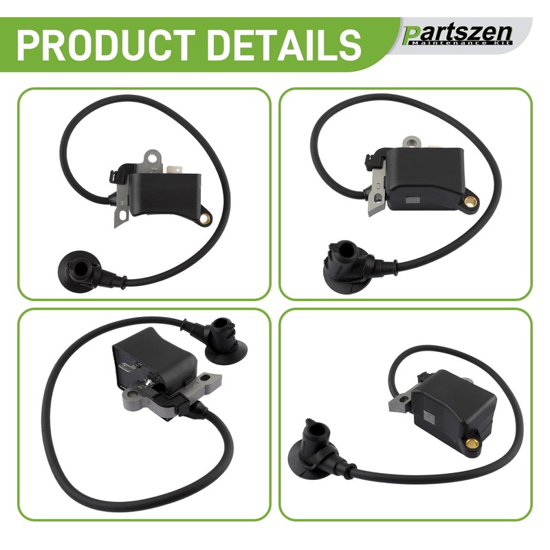 partszen 4223-400-1300 3-Bolt Older Version Ignition Coil for Stihl TS400
