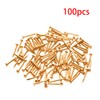 Pocoxll 100 Pcs Tiny Brass Nails, Decorative Wooden Nails for