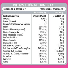 HEALTHADDICTION Polvo de Electrolitos con BCAAs Prebiticos y Vitaminas B  Sin Azcar ni Caloras  Hidratacin y Recuperacin  Sabor Frambuesa  Frmula...  