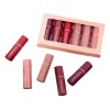 Matte Hexagonal Conjunto De Lápiz Labial Impermeable A