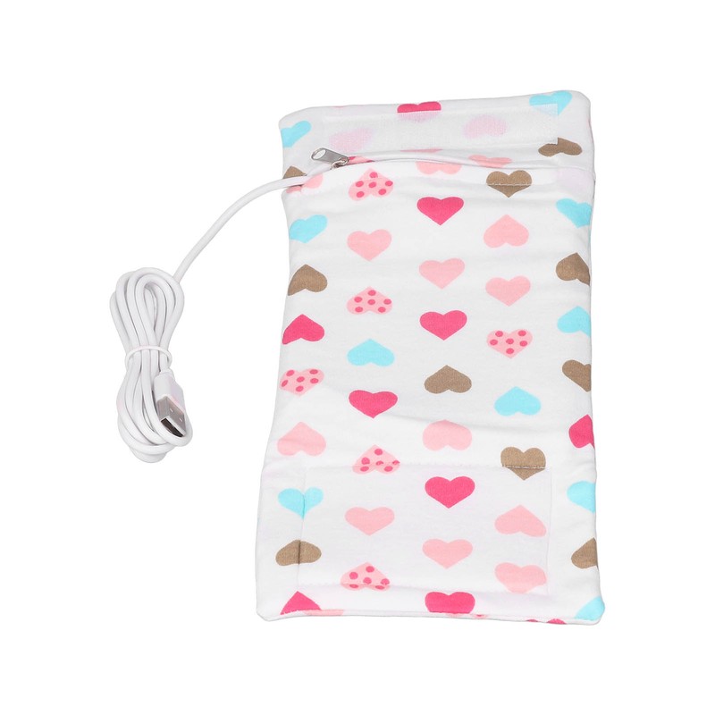 Travel Milk Heat Bag USB Portable Compact Zip Closure Thermostat