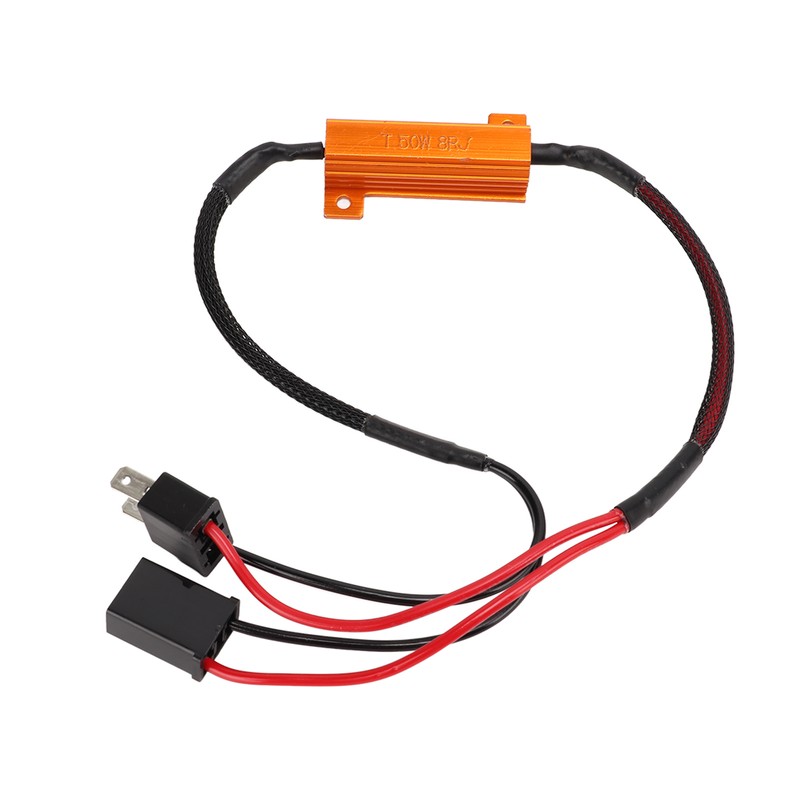 LED Decoder H7 Aluminum Housing Single Resistance Wire LED Headlight