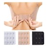 Universo en Linea Set 3 Extensiones Para Brasier Negro, Beige,