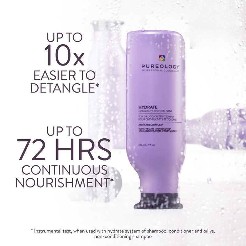 Pureology Hydrate Conditioner - For Dry or Color Treated Hair,