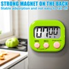 Pack of 6 Digital Kitchen Timer Egg Timer, Digital Magnetic
