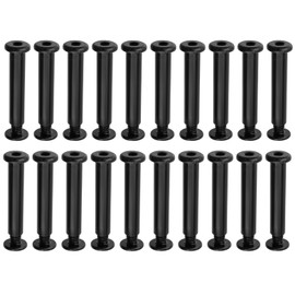 Savagrow 20 Sets M6 x 40mm Binding Post Screws Hex Drive Rivet Socket Binding Bolts Fastener Bolts Cap Nuts