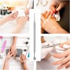 Wjelet 2 in 1 Manicure Cuticle Pusher Ring Design Suitable