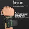 EVO Fitness Pair of 18” Deep Black Weight Lifting Wrist