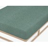 biberna 0841380 Melange Flannel Fitted Sheet